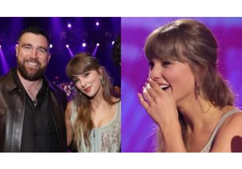 Goście zdradzają, co działo się podczas ślubu Taylor Swift i Travisa Kelce'ego. Ojciec pana młodego zabrał głos: 