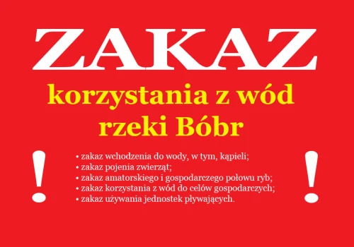 Zakaz korzystania z wód rzeki Bóbr – katastrofa ekologiczna