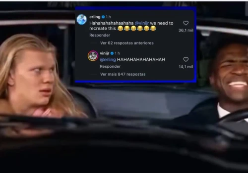 Vinícius śpiewa Haalandowi podczas „randki” w samochodzie. Ta przeróbka podbija internet