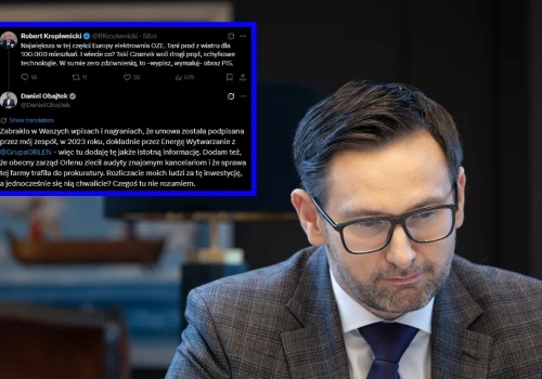 KO chwali OZE. Mocna riposta Obajtka! „Czegoś tu nie rozumiem”