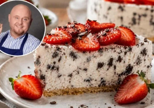 Lody Straciatella w formie ciasta. Bez pieczenia, w 15 minut – przepis Małeckiego
