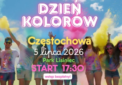 Kolorowa zabawa w Parku Lisiniec. Dzień Kolorów już 5 lipca w Częstochowie