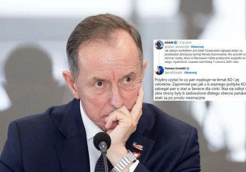 Oburzające zachowanie Grodzkiego! Wypomniał mu córkę