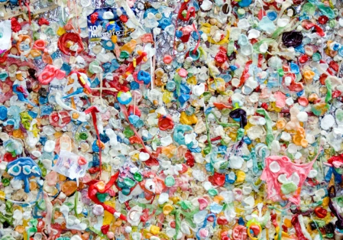 Kolorowy plastik bez 