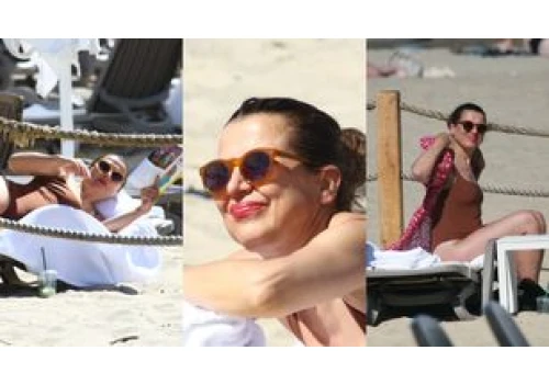 55-letnia Katarzyna Herman SMAŻY SIĘ na sopockiej plaży (ZDJĘCIA)