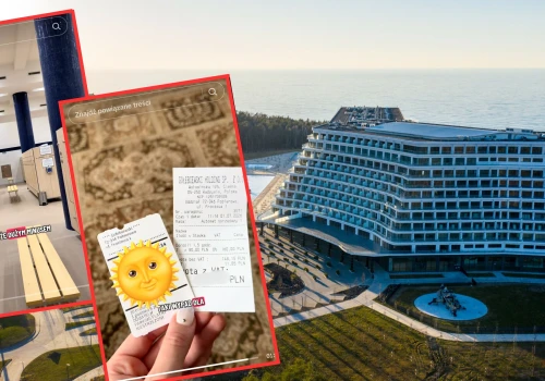 Poszła do aquaparku w Hotelu Gołębiewski w Pobierowie. 