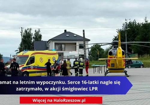 Dramat na letnim wypoczynku. Serce 16-latki nagle się zatrzymało, w akcji śmigłowiec LPR