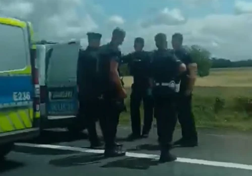 Zielona Góra. Pościg za Oplem na trasie S3, rozbitych kilka samochodów (FILM CZYTELNIKA)