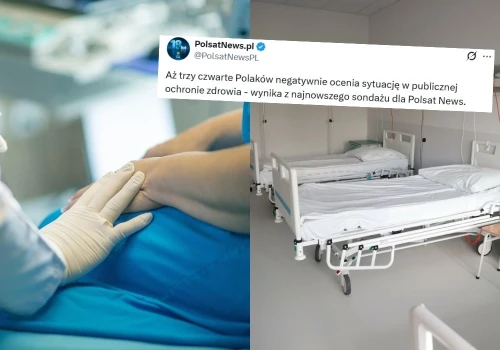 Sondaż: 3/4 Polaków uważa, że sytuacja w ochronie zdrowia jest fatalna