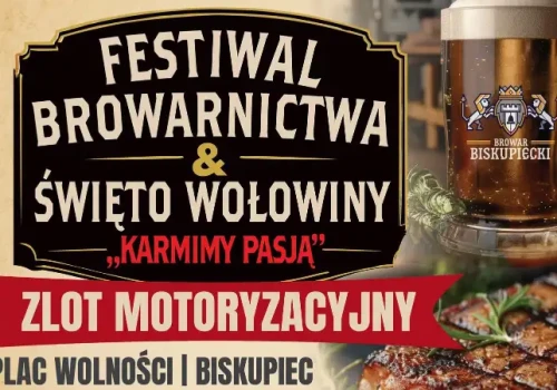 Biskupiec stolicą smaku i motoryzacji! Nadchodzi wyjątkowy festiwal na Placu Wolności