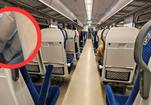 Jechała pociągiem do Łodzi. 