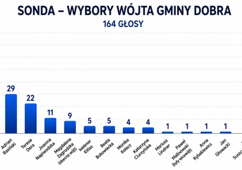 Kto na wójta Dobrej? Mieszkańcy wskazują swoich faworytów w internetowej sondzie