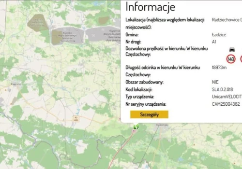 Nowe odcinkowe pomiary prędkości na Śląsku. Jeden obejmuje trasę przy Mykanowie!