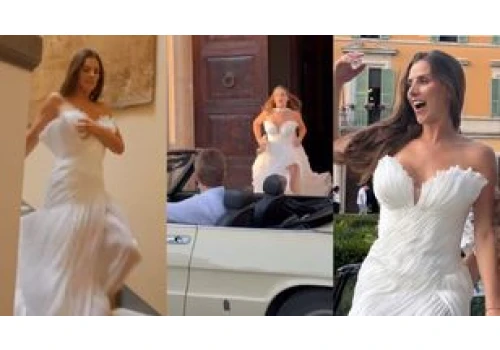 Ola Nowak po raz pierwszy pokazała się w SUKNI ŚLUBNEJ. Robi wrażenie? (FOTO)