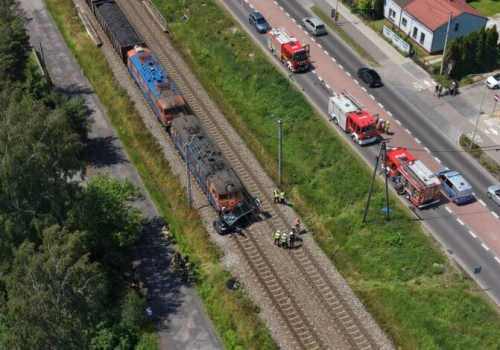 Policja szuka świadków wypadku na przejeździe kolejowym przy ul. Głównej w Częstochowie