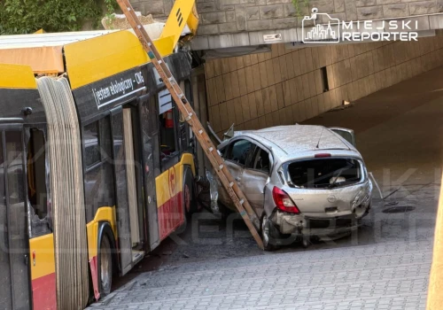 MZA zabrały głos po wypadku autobusu linii 186. Spółka odpowiada na medialne spekulacje