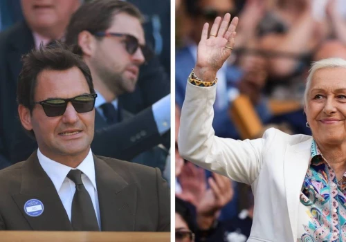 Federer, Navratilova i inni! Plejada gwiazd na Wimbledonie (ZDJĘCIA)