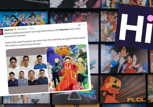 Osoby odpowiedzialne za największą stronę z pirackim anime na świecie zostały aresztowane w Wietnamie