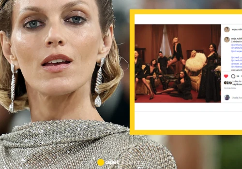 Anja Rubik na zdjęciu ze światowymi gwiazdami. Zapozowały dla sławnego projektanta