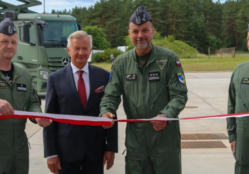 Nowa infrastruktura na terenie 12. Bazy Bezzałogowych Statków Powietrznych w Mirosławcu