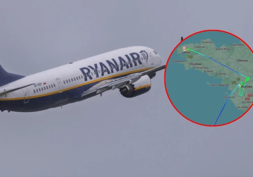 Samolot Ryanaira lądował awaryjnie we Francji. Piloci nadali kod 7700