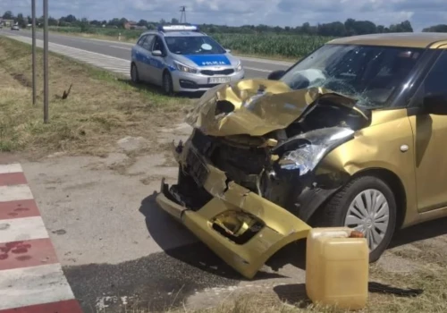Chwila nieuwagi zakończyła się kolizją