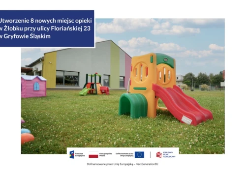 Dofinansowanie żłobka w Gryfowie z programu „Aktywny Maluch 2022-2029”