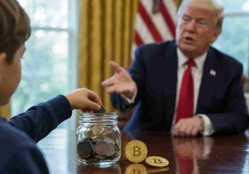 Trump da dzieciom Bitcoina? W USA ruszyła gorąca debata
