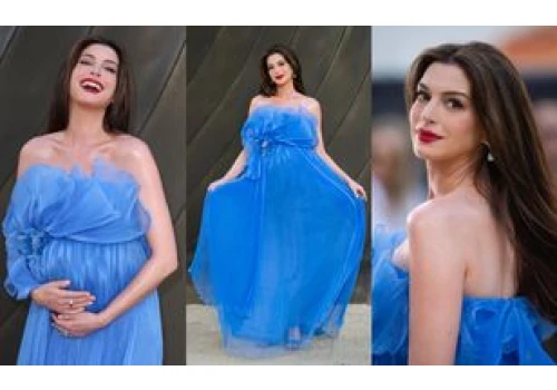 Odpicowana Anne Hathaway wdzięczy się na premierze 