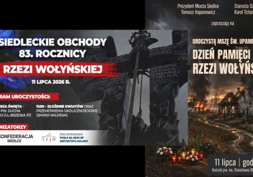 Siedlce: Podwójne obchody 83. Rocznicy Rzezi Wołyńskiej