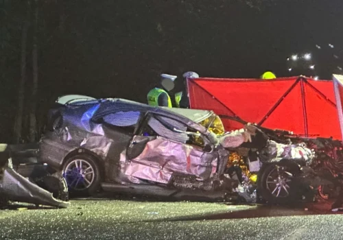 Wypadek śmiertelny na DK8 - Zielone Ludowe