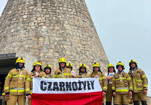 Strażacy z regionu m.in. z gminy Czarnożyły wzięli udział w akcji „Strażak na szlaku”. Promowali idee dzielenia się szpikiem kostnym (zdjęcia)