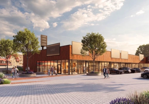 Rośnie nowy park handlowy w ścisłym centrum Chorzowa. Tak będzie wyglądać