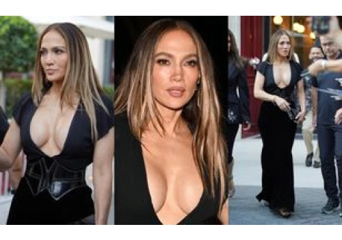 Jennifer Lopez świeci OKAZAŁYM dekoltem na paryskim Tygodniu Mody. Dacie wiarę, że zaraz skończy 57 lat? (ZDJĘCIA)