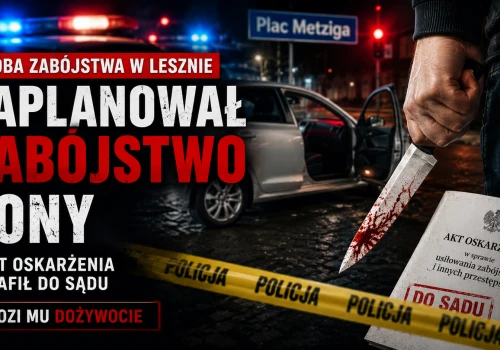 Chciał zabić żonę na oczach przechodniów. Grozi mu dożywocie
