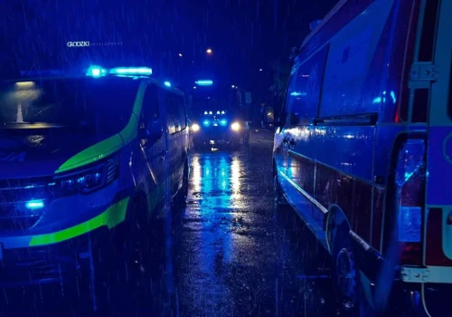 Pożar w bloku. Ewakuowano mieszkańców, jedna osoba poszkodowana