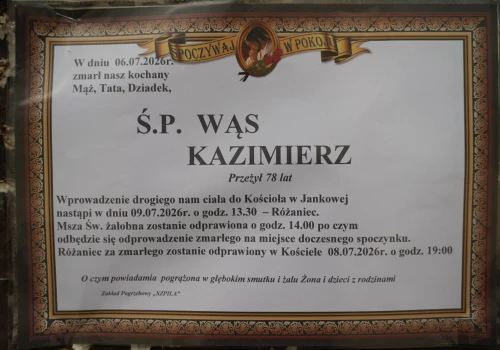 Kondolencje dla burmistrza gminy Bobowa od burmistrza miasta Grybów