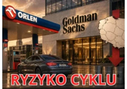 Orlen akcje spadną poniżej 100 zł? Goldman Sachs ostrzega przed nadpodażą ropy