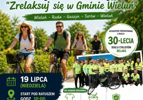 Jeszcze są wolne miejsca na Rekreacyjny rajd rowerowy „Zrelaksuj się w Gminie Wieluń”