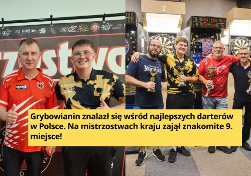 Grybowianin wśród najlepszych darterów w Polsce