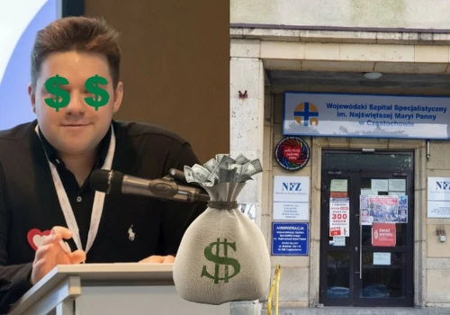 Okazało się, że Dawid Kacprzyk pracował jeszcze zdalnie, w szpitalu w Częstochowie