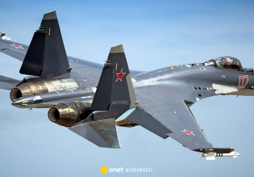 Rosyjski Su-35 zestrzelony w powietrznym pojedynku nad Ukrainą