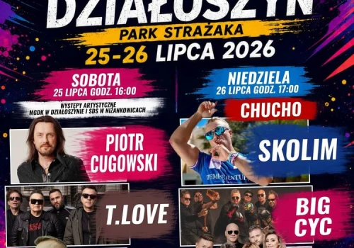 Znane są nazwiska wszystkich wykonawców, którzy wystąpią na Dniach Działoszyna