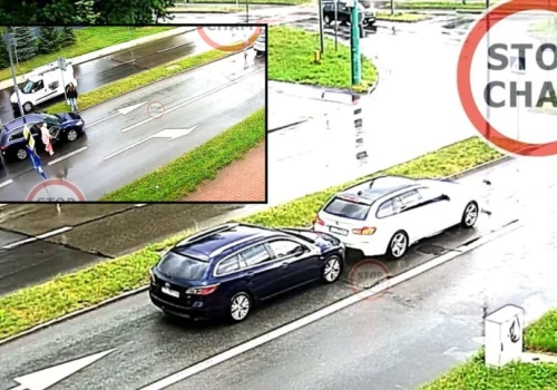 Upolowała dwa BMW w niecałą minutę. I to bez trzymania kierownicy