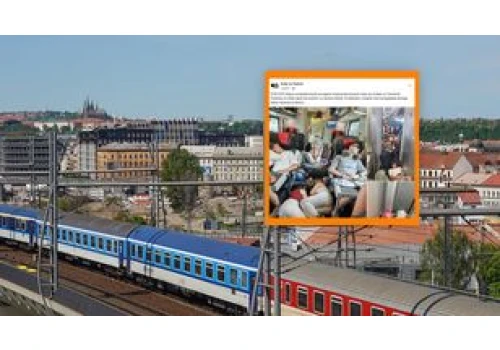 Czeskie pociągi przepełnione młodymi Hiszpanami. Zdjęcia obiegły sieć