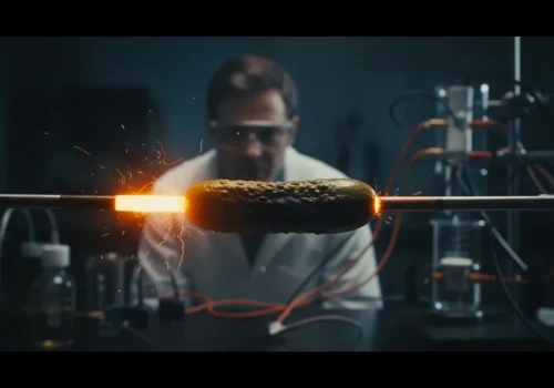 Ogórek pod napięciem świeci. Fizycy w końcu odkryli dlaczego