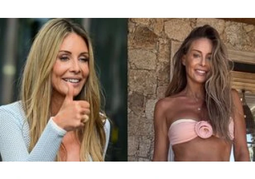 Małgorzata Rozenek urozmaica sobie urlop kolejnymi fotkami w bikini. Tym razem pokazała się w pudrowym różu. Jest szał? (FOTO)
