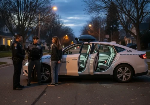 Wynajęli robotaksówkę, by strzelać do ludzi. Samochód sam wezwał policję