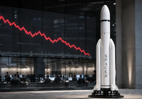 SpaceX spadł do najniższego poziomu od debiutu. Wall Street chłodzi kosmiczny hype Muska