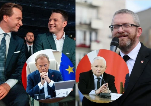 Sondaż: PiS i KO ze spadkami poparcia, obie Konfederacje do góry